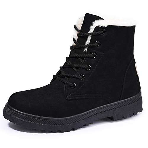Details about Winter Womens Ankle Snow Boots Fur-Lined Slip On Warm Booties Lace Up Shoes Size Details about Winter Womens Ankle Snow Boots Fur-Lined Slip On Warm Booties Lace Up Shoes Size